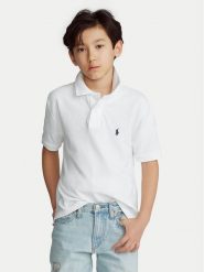 Polo Ralph Lauren Polo 323603252004 Biały Regular Fit. Białe t-shirty chłopięce Polo Ralph Lauren, bez wzorów, z bawełny, bez ramiączek. Za 379.99 zł.