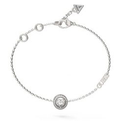Bransoletka Guess. Szare bransoletki damskie Guess, srebrne. Za 179.99 zł.