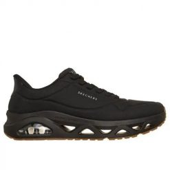 Buty do chodzenia męskie Skechers Uno Glide Step Glide On Air. Czarne buty sportowe na co dzień męskie Skechers, z gumy, bez zapięcia, trekkingowe. Za 588.00 zł.