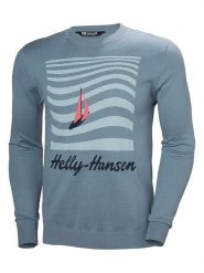 Helly Hansen Sweter "Quayside" w kolorze niebieskim rozmiar: L. Niebieskie swetry męskie Helly Hansen, l, bez wzorów, z bawełny, bez kołnierzyka. Za 196.88 zł.