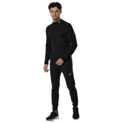 Koszulka Mizuno BT PR. Czarne t-shirty sportowe męskie Mizuno, m, z materiału, bez ramiączek, do biegania. Za 414.50 zł.