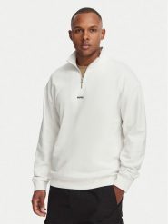 HUGO Bluza Durty244 50525881 Biały Relaxed Fit. Białe bluzy bez kaptura męskie Hugo, m, z bawełny. Za 449.99 zł.
