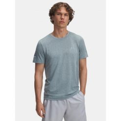 Koszulka do biegania męska Under Armour Seamless Stride. Zielone t-shirty sportowe męskie Under Armour, m, bez ramiączek, do biegania. Za 159.99 zł.