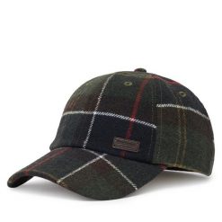 Czapka z daszkiem Barbour. Zielone czapki męskie Barbour, bez wzorów. Za 199.99 zł.