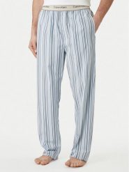 Calvin Klein Underwear Spodnie piżamowe LV00NM2944 Błękitny Regular Fit. Niebieskie piżamy męskie Calvin Klein Underwear, m, bez wzorów, z bawełny, bez ramiączek. Za 249.99 zł.