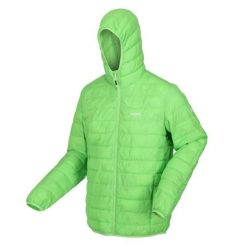 Kurtka turystyczna dla mężczyzn Hooded Hillpack z kapturem. Zielone kurtki męskie Regatta, m, bez wzorów, z poliamidu, sportowe, z kapturem. Za 139.99 zł.