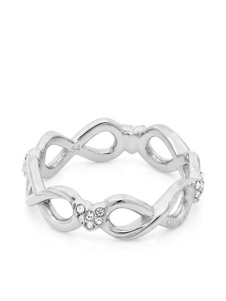 Guess Pierścionek JUBR06 050JWzlo Złoty. Żółte pierścionki damskie Guess, ze stali. Za 189.99 zł.