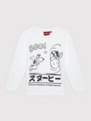 OVS Bluzka PEANUTS 1333355 Biały Regular Fit. Białe t-shirty chłopięce OVS, bez wzorów, z bawełny, bez ramiączek. Za 69.99 zł.