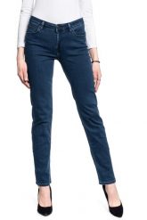 DAMSKIE SPODNIE JEANSOWE LEE Marion Straight DARK JONI L301PHWV 112105873. Spodnie materiałowe damskie Lee, bez wzorów, z jeansu. Za 199.99 zł.
