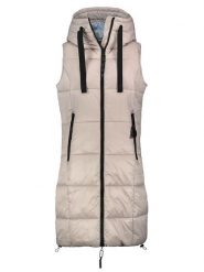 Sublevel Kamizelka pikowana w kolorze kremowym rozmiar: L. Brązowe kamizelki damskie Sublevel, l. Za 144.24 zł.