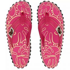 Japonki damskie GUMBIES ISLANDER FLIP-FLOPS. Czerwone klapki damskie Gumbies, bez wzorów, bez obcasa. Za 89.99 zł.