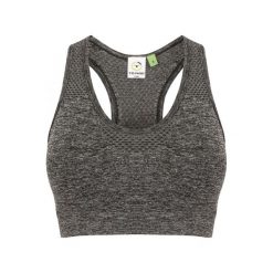 Bezszwowy biustonosz dla kobiet Tombo. Szare biustonosze sportowe damskie TOMBO, bez wzorów. Za 143.50 zł.
