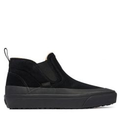 Botki Vans. Czarne buty zimowe męskie Vans, bez zapięcia. Za 467.99 zł.