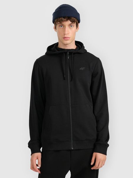4F Bluza dresowa rozpinana z kapturem męska - czarna XL. Czarne bluzy z kapturem męskie 4f, m, z dresówki. Za 159.99 zł.