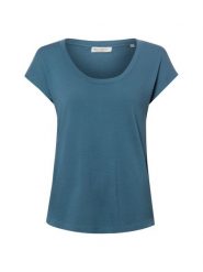 Marc O'Polo koszulka z dzianiny Kobiety Bawełna (100%) niebieski, XS. Niebieskie t-shirty damskie Marc O´Polo, xs, bez wzorów, z bawełny, bez kołnierzyka. Za 139.95 zł.