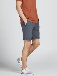 Jack & Jones Szorty materiałowe Fury 12206889 Niebieski Regular Fit. Niebieskie szorty męskie Jack & Jones, bez wzorów, z bawełny. Za 169.99 zł.