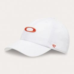 Czapka z daszkiem unisex Oakley REMIX DAD biała FOS901220-111. Białe czapki męskie Oakley, bez wzorów, z bawełny, vintage. Za 133.17 zł.