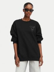 HUGO Bluza Classic Crew 50566576 Czarny Regular Fit. Czarne bluzy bez kaptura damskie Hugo, l, z bawełny. Za 424.99 zł.