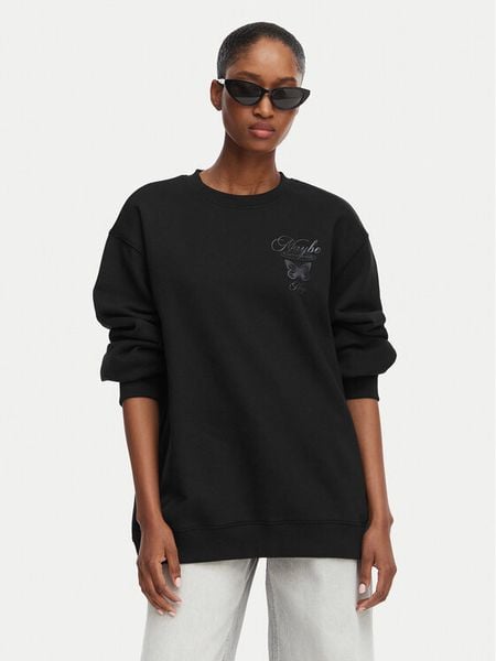 HUGO Bluza Classic Crew 50566576 Czarny Regular Fit. Czarne bluzy bez kaptura damskie Hugo, l, z bawełny. Za 424.99 zł.