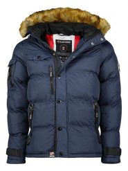 ANAPURNA Kurtka zimowa w kolorze granatowym rozmiar: S. Niebieskie kurtki męskie ANAPURNA, na zimę, s, z aplikacjami, klasyczne, bez kaptura. Za 200.13 zł.