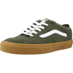 Buty VANS ROWLEY CLASSIC Zielony. Zielone buty trekkingowe męskie Vans, z tkaniny, bez zapięcia, trekkingowe. Za 383.15 zł.