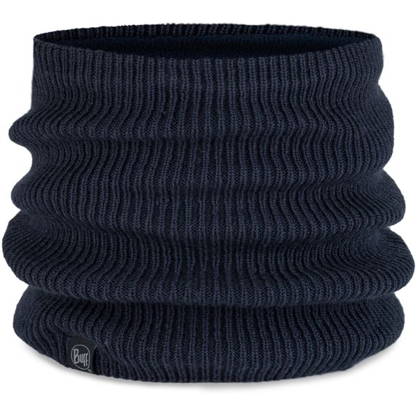 Komin na szyję - Bandana dziecięca BUFF Knitted & Fleece Neckwarmer. Niebieskie szaliki dziecięce Buff, bez ramiączek. Za 105.55 zł.