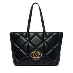 Torebka LOVE MOSCHINO. Czarne torebki klasyczne damskie Love Moschino, bez wzorów, bez dodatków. Za 1,059.00 zł.