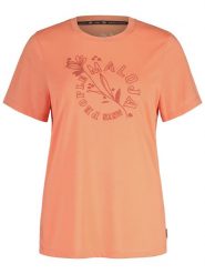 Maloja Koszulka kolarska "KarkogelM" w kolorze pomarańczowym rozmiar: S. Pomarańczowe bluzki sportowe damskie Maloja, s, bez wzorów, z materiału, bez ramiączek. Za 92.21 zł.