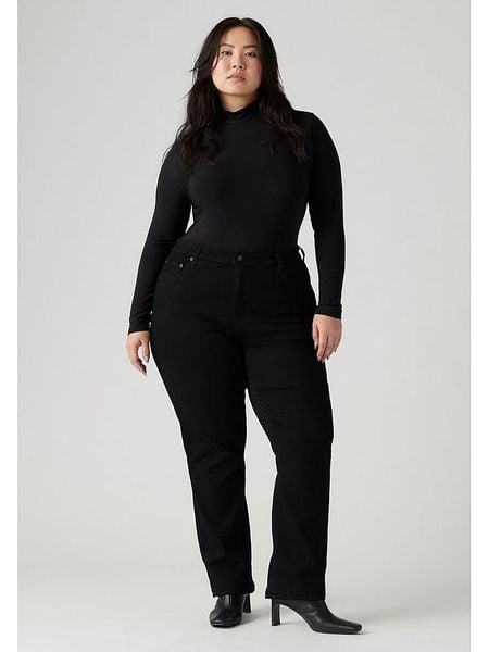 Levi's Dżinsy "724 " - Regular fit - w kolorze czarnym rozmiar: 42/M. Czarne jeansy damskie Levi's, z podwyższonym stanem. Za 208.83 zł.