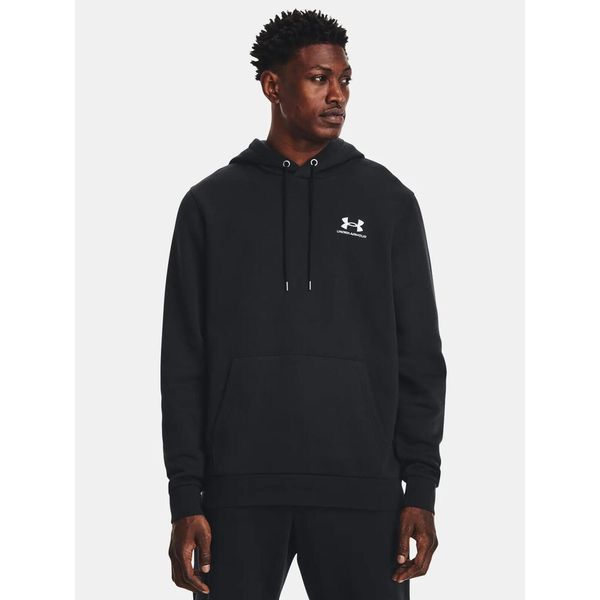 Bluza fitness męska UNDER ARMOUR Icon Fleece Hoodie z kapturem. Czarne bluzy sportowe męskie Under Armour, m. Za 203.81 zł.