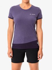 Koszulka szybkoschnąca damska Vaude Sveit Shirt. Fioletowe t-shirty damskie Vaude, xs, bez wzorów, z materiału, bez kołnierzyka. Za 197.00 zł.