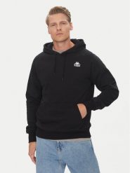 Kappa Bluza Authentic 321W7GW Czarny Regular Fit. Czarne bluzy bez kaptura męskie Kappa, l, z bawełny. Za 369.99 zł.