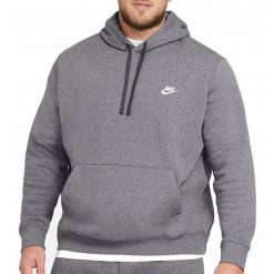 Bluza na co dzień męska NIKE SPORTSWEAR CLUB z kapturem. Brązowe bluzy z kapturem męskie Nike, m, z bawełny. Za 289.00 zł.
