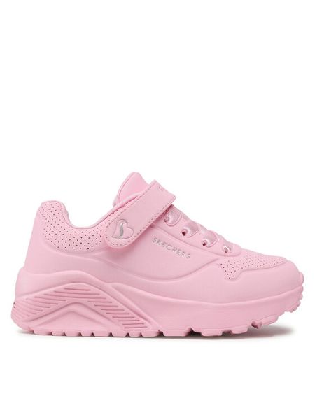 Skechers Sneakersy Frosty Vibe 310459L/LTPK Różowy. Czerwone buty sportowe dziewczęce Skechers, bez wzorów, ze skóry, bez zapięcia. Za 139.99 zł.