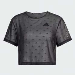 Koszulka PrimeLift Essentials Workout Boxy Mesh. Fioletowe t-shirty damskie Adidas, l, bez wzorów, z elastanu, bez kołnierzyka. Za 179.00 zł.