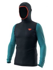 DYNAFIT Bluza funkcyjna "TIGARD" w kolorze turkusowo-czarnym rozmiar: XL. Czarne bluzy sportowe męskie Dynafit, xl, z materiału. Za 214.19 zł.
