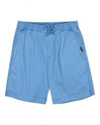 Spodenki z elastyczną talią dla Chłopcy TAXER YOUTH 15" Niebieski. Zielone szorty męskie Quiksilver, z bawełny, bez kołnierzyka. Za 149.99 zł.