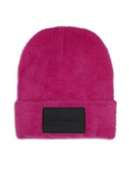 Marc Jacobs Czapka W60347 Różowy. Czerwone czapki dziecięce MARC JACOBS, na zimę, bez wzorów, z materiału. Za 219.99 zł.