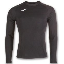 Koszulka termoaktywna do piłki nożnej męska Joma Fleece z długim rękawem. Czarne bielizna termoaktywna męska Joma, l, bez wzorów, z elastanu. Za 109.99 zł.
