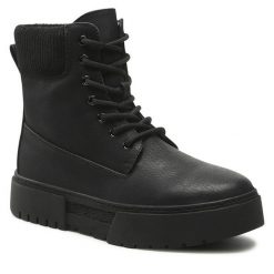 Trzewiki Jenny Fairy. Czarne botki damskie Jenny Fairy, bez obcasa, na płaskiej podeszwie, bez zapięcia. Za 179.99 zł.