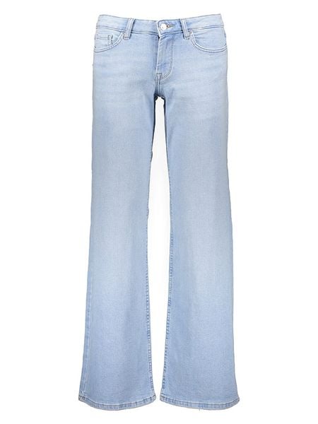 ONLY Dżinsy - Comfort fit - w kolorze błękitnym rozmiar: XS. Niebieskie jeansy damskie Only, z podwyższonym stanem. Za 110.55 zł.