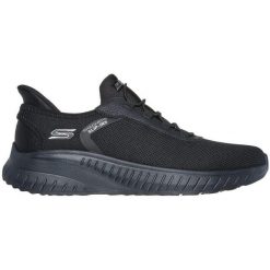 Buty sportowe męskie Skechers Bobs Squad Chaos T. Czarne buty fitness męskie Skechers, bez zapięcia, na fitness i siłownię. Za 390.00 zł.
