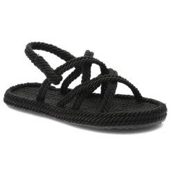 Czarne Sandały Venezia Modne Buty Na Lato. Czarne sandały damskie Venezia, bez wzorów, ze skóry, bez obcasa. Za 139.00 zł.
