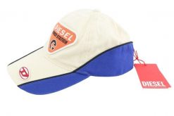 Czapka męska Diesel C-Pavel One Size - bawełniana, haftowana. Białe czapki męskie Diesel, bez wzorów, z bawełny. Za 320.99 zł.