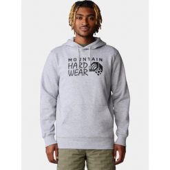 Bluza męska z kapturem Mountain Hardwear MHW Logo PO. Szare bluzy z kapturem męskie MOUNTAIN HARDWEAR, m, z bawełny. Za 379.00 zł.