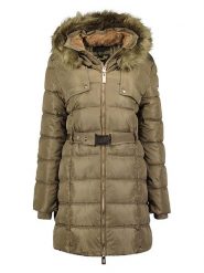 Canadian Peak Parka "Diamentereak" w kolorze beżowym rozmiar: XL. Brązowe parki damskie Canadian Peak, xl, bez wzorów, z tkaniny. Za 281.76 zł.