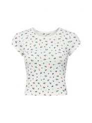 Tommy Jeans Koszulka Kobiety biały, S. Białe t-shirty damskie Tommy Jeans, s, bez wzorów, z bawełny, bez kołnierzyka. Za 89.95 zł.