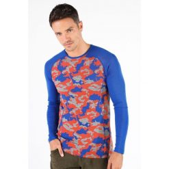 Koszulka męska z długim rękawem z 100% wełny Merino (230 g/m²) Woolona Asker. Niebieskie bielizna termoaktywna męska WOOLONA, m, bez wzorów, z wełny. W wyprzedaży za 315.00 zł.