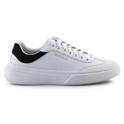 Buty Skechers Cordova Classic-Lighto 232858-WBK białe. Białe buty sportowe na co dzień męskie z materiału, bez zapięcia. Za 517.53 zł.