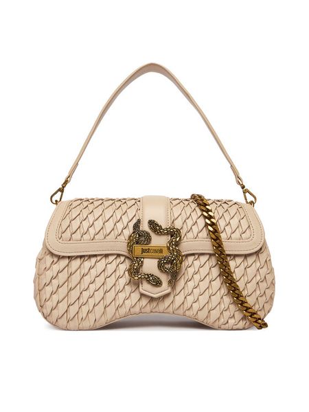 Just Cavalli Torebka 80RA4BA1 ZSD90 Écru. Białe torebki klasyczne damskie Just Cavalli, bez wzorów, ze skóry, bez dodatków. Za 976.99 zł.